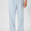 Pierre Oversized Blue Cotton Trousers