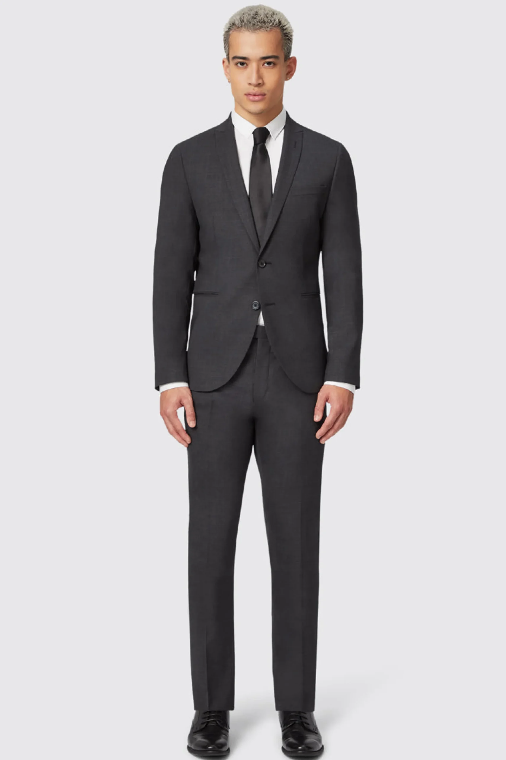 Priory Skinny Fit Suit Charcoal Suit