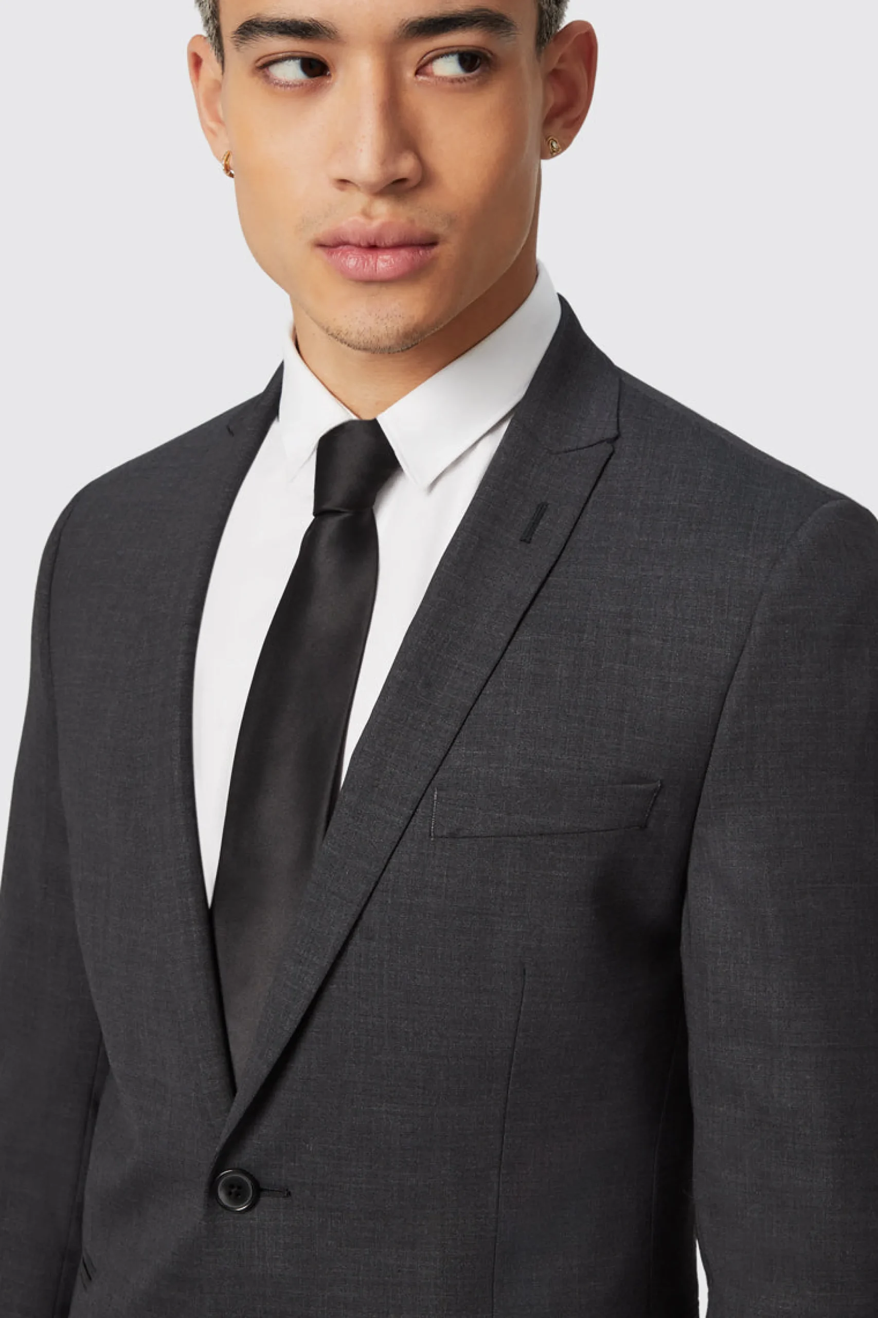 Priory Skinny Fit Suit Charcoal Suit