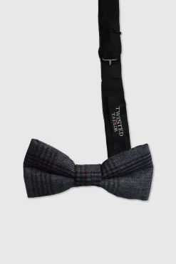 Sacred Blue Check Bow Tie