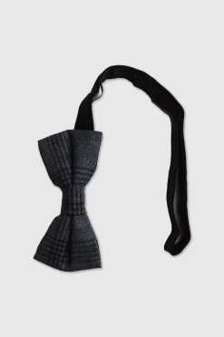 Sacred Blue Check Bow Tie