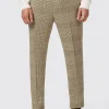 Strauss Slim Fit Neutral Check Trouser