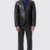 Trinity Slim Fit Faux Leather Snakeskin Suit